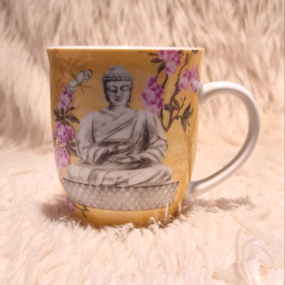 Buddha Cherry Blossom Designed Coffee Tea Mug Cup - Picture 5 of 5